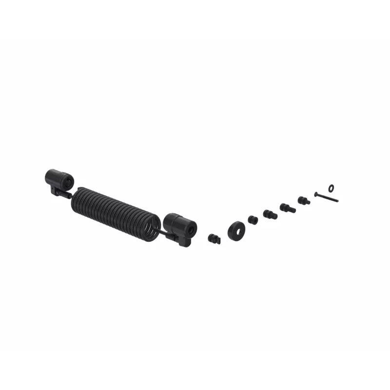 Ergonomic Solutions ClickSafe Dual Lock Security Cable Lock - Czarny/Srebrny