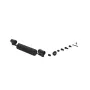 Ergonomic Solutions ClickSafe Dual Lock Security Cable Lock - Czarny/Srebrny