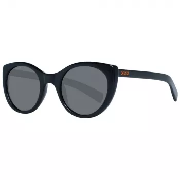 ERMENEGILDO ZEGNA SUNGLASSES ZC0009-01A50 Unisex 50/23/145 mm Black Acetate Grey Lens UV400