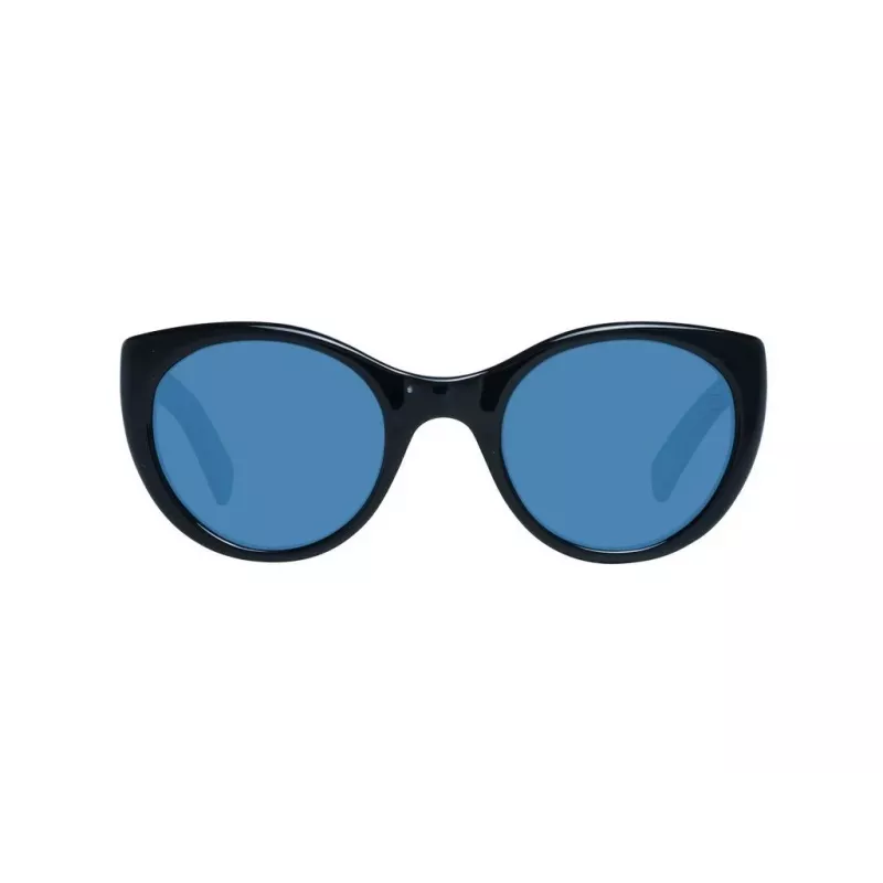 ERMENEGILDO ZEGNA Okulary przeciwsłoneczne unisex ZC0009-01V50 - Czarna oprawka acetatowa, szare soczewki 50/23/145 mm
