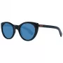 ERMENEGILDO ZEGNA Okulary przeciwsłoneczne unisex ZC0009-01V50 - Czarna oprawka acetatowa, szare soczewki 50/23/145 mm
