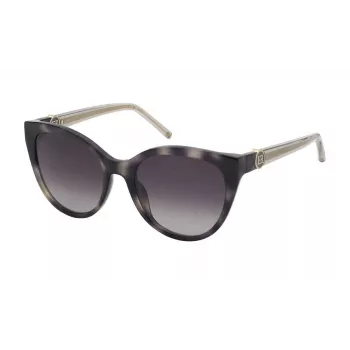 Okulary przeciwsłoneczne ESCADA damskie SESD87-5507UX Havana oprawka acetatowa soczewki gradientowe brązowe 55/20/140 mm