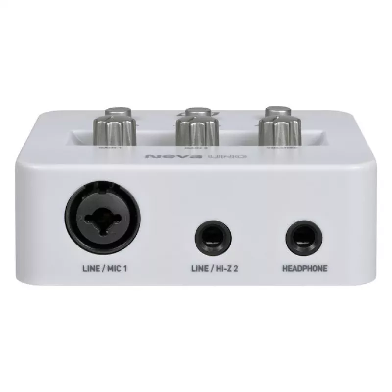ESI Neva Uno – Interfejs audio USB-C, 24-bit/192 kHz, 2-wejścia/2-wyjścia, combo XLR/TRS, +48V, monitoring bezpośredni