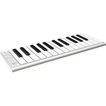 ESI Xkey 25 USB klawiatura sterująca MIDI - 25 klawiszy czułych na dynamikę, polifoniczny aftertouch, szczotkowane aluminium, ultracienka, srebrny