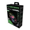 Esperanza EGM701 Mangora 8D Przewodowa Mysz Gamingowa, Podświetlenie RGB, 7200 DPI, Sensor Optyczny, 6 Przycisków, Pleciony Kabel, Praworęczna, Czarna