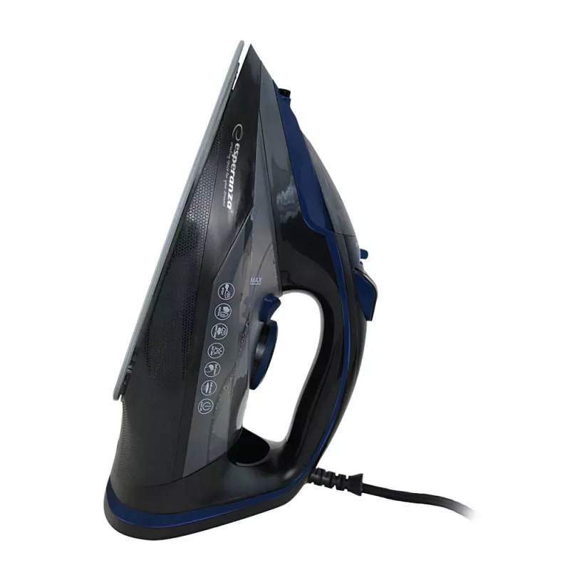 Esperanza EHI012 2600W Żelazko parowe z ceramiczną stopą, czarne
