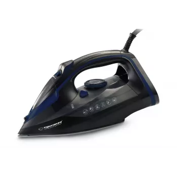 Esperanza EHI012 2600W Żelazko parowe z ceramiczną stopą, czarne