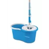 Esperanza EHS005 System Mopa Obrotowego z Wirówką, Teleskopowym Uchwytem, Wiadrem 6L, 2 Główkami Mikrofibrowymi, Zielony/Szary