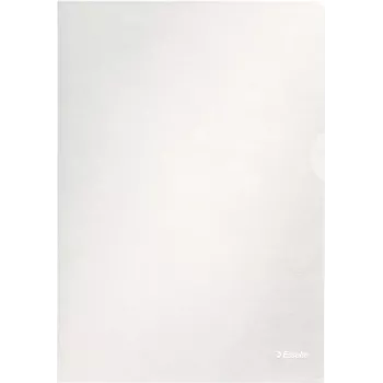 Esselte Standard A4 koszulki na dokumenty, polipropylen, groszkowane, 0,12 mm, otwarte z góry i z boku, bezpieczne dla dokumentów, wycięcie na palec, opakowanie 100 szt. 54832