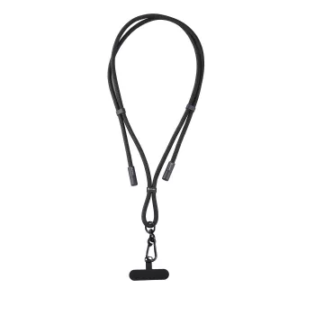 ESTUFF Lanyard Kabel USB-C do USB-C 60W PD 480Mbps 15cm Czarny