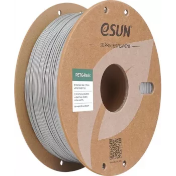 eSUN PETG 1.75mm Srebrny 1kg Filament do drukarki 3D PETG-Basic175S1P1