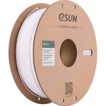 eSUN PETG+ 1,75mm Biały 1kg Szpula Papierowa Filament do Drukarki 3D PETG+175W1P1