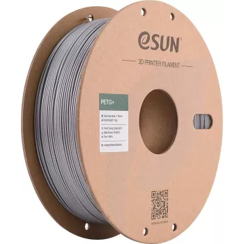 eSUN PETG+ Filament do drukarki 3D 1,75 mm Srebrny 1 kg Szpula Papierowa PETG+175S1P1