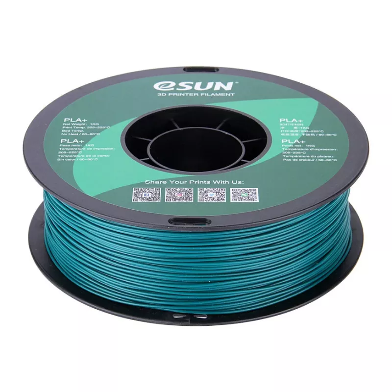 ESUN PLA+ 1,75 mm zielony 1 kg filament do drukarki 3D