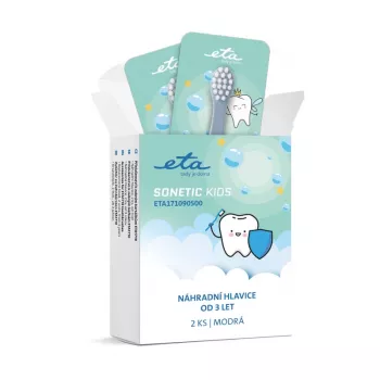 ETA Sonetic Kids 171090500 Wkłady szczoteczki zastępcze - 2 szt., niebieski