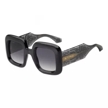 Okulary przeciwsłoneczne damskie ETRO ETRO0015SKB7 - oprawka acetatowa Havana, brązowe soczewki gradientowe, 48/29/145 mm