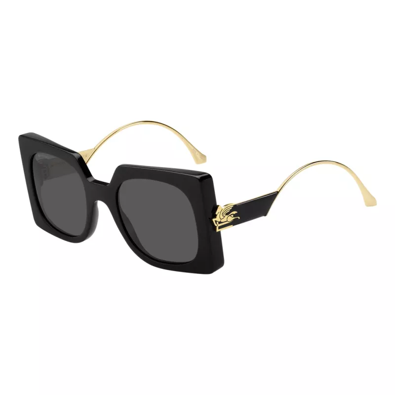 ETRO Women's Sunglasses ETRO0026S807 in Black with Grey Lenses - Butterfly Frame 54/23/140