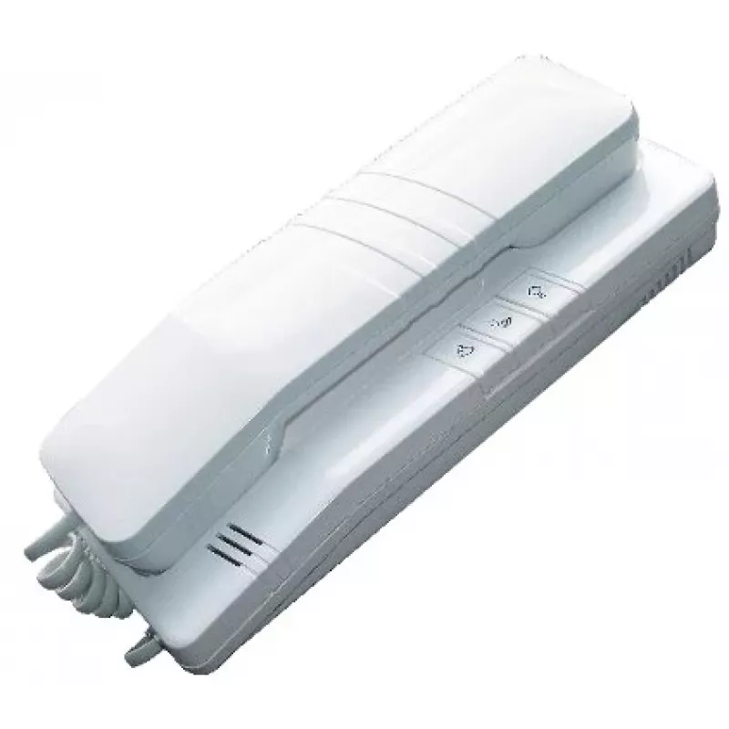 EURA ADA-38A3 4-przewodowa analogowa słuchawka domofonowa do systemów RL-3203H, biała