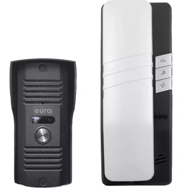 EURA ADP-20A3 System domofonowy audio Grafitowa Biel