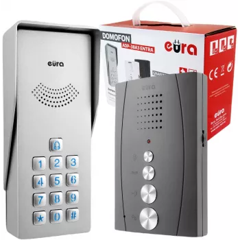 EURA ADP-38A3 ENTRA System domofonowy audio Grafit