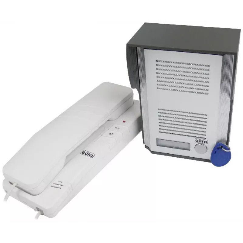 EURA ADP-41A3 System domofonowy audio dla jednej rodziny z czytnikiem RFID (RL-3203ID)