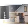 Zestaw wideodomofonu audio EURA ADP-51A3 DIFESA - 1 rodzina, 2 słuchawki, interkom, grafit