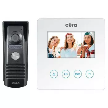 Eura Video Intercom EURA VDP-52A3ATIRA Biały
