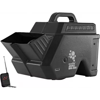 EUROLITE AKKU BW-300 Maszyna do baniek na baterię z pilotem bezprzewodowym, zbiornik 1,5 l, czarna 51705131