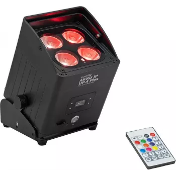 EUROLITE AKKU IP UP-4 Plus HCL Spot CRMX MK2 IP65 4x10W RGBWA/UV akumulator 13,5h