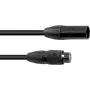 Kabel DMX EUROLITE SEC-1 IP65 3-pin 15m czarny do użytku zewnętrznego