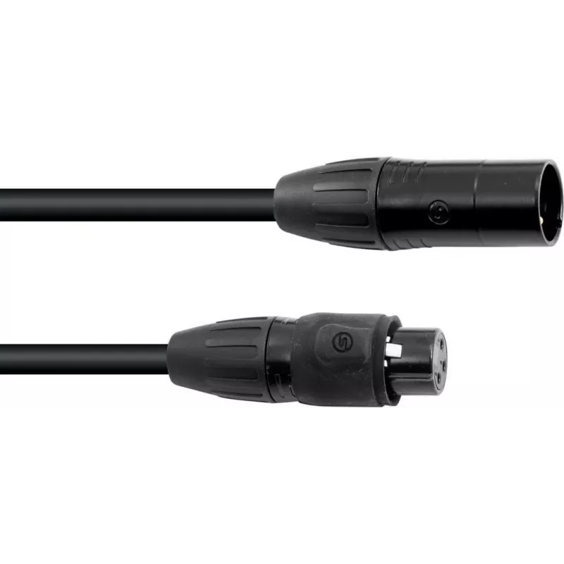 Kabel DMX EUROLITE SEC-1 IP65 3-pin 20m czarny do użytku na zewnątrz