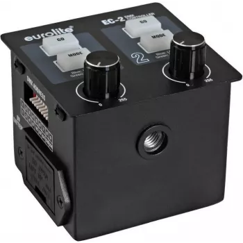 EUROLITE EC-2 kontroler DMX 2-kanałowy do wytwornic dymu, stroboskopów i blinderów 70064579