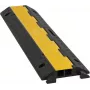 EUROLITE KB-2A Mostek kablowy 2-kanałowy 98x24x4,5 cm Czarno-żółty Nośność 5000 kg