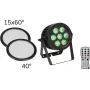 EUROLITE LED IP PAR 7x9W SCL Spot z soczewkami dyfuzyjnymi 15x60° i 40° 20000672