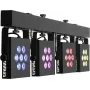 EUROLITE LED KLS-3002 MK2 Kompaktowy zestaw świetlny AIR 4x reflektory RGBWA/UV DMX bezprzewodowy