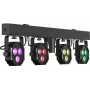 EUROLITE LED KLS-402 Kompaktowy Zestaw Oświetleniowy AIR 4x Reflektory RGB/WW AirW Bezprzewodowy