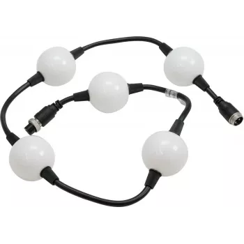 EUROLITE LED Pixel Ball 360° 1m MK2 – Elastyczny pas pikseli RGB, 5 segmentów, 24V DC