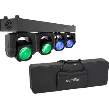 EUROLITE LED TMH Bar B240 Zestaw Moving-Head Beam z torbą Soft Bag – 4x 60W RGBW Oświetlenie Sceniczne