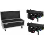 EUROLITE Zestaw 2x LED TMH Bar S120 Moving-Head Spot + Flightcase z kółkami