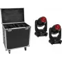 EUROLITE Zestaw 2x LED TMH-S400 CMY Moving Head Beam/Spot/Wash + Case z kółkami