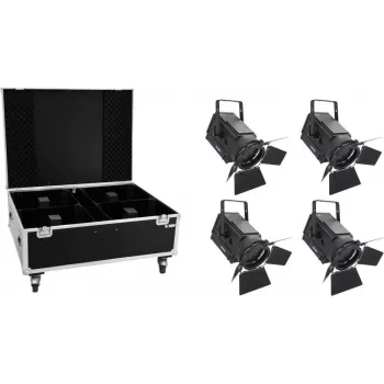 EUROLITE Zestaw 4x LED THA-250F + Case 20000162