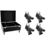 EUROLITE Zestaw 4x LED THA-250F + Case 20000162
