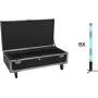EUROLITE Zestaw 8x AKKU IP Pixel Tube 360° PRO CRMX + Flightcase Rollen Lade