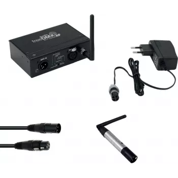 Zestaw EUROLITE freeDMX AP interfejs Wi-Fi + QuickDMX bezprzewodowy nadajnik + kabel DMX 20000870