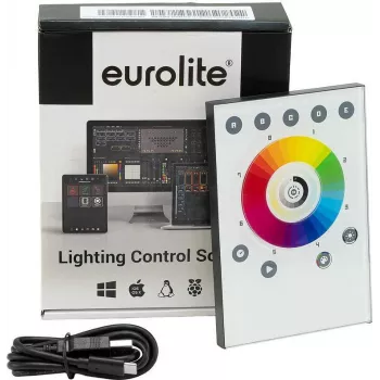 EUROLITE TOUCH-512 Samodzielny Odtwarzacz Biały Kontroler DMX 512 Kanałów Montaż Ścienny