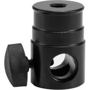 EUROLITE Adapter telewizyjny TV Spigot 16 mm z gwintem M10 – Wytrzymały stalowy adapter do 15 kg