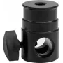 EUROLITE Adapter telewizyjny TV Spigot 16 mm z gwintem M10 – Wytrzymały stalowy adapter do 15 kg