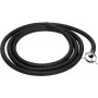 EUROLITE UAN-1 Uniwersalny adapter do wytwornicy mgły z wężem, wylot 40 mm, elastyczna rura 1 m, czarny 51702066