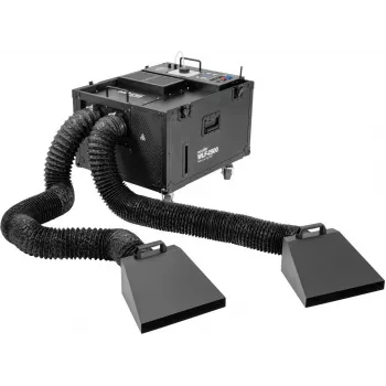 EUROLITE WLF-2500 Water Low Fog PRO 2500W Maszyna do niskiej mgły z 10L zbiornikiem na wodę i 5L zbiornikiem na płyn, DMX512, Timer, Przewodowy Pilot 51702062
