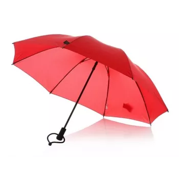 EuroSCHIRM Swing liteflex Czerwony Parasol Przeciwdeszczowy z Włókna Szklanego i Poliestru, Pełnowymiarowy